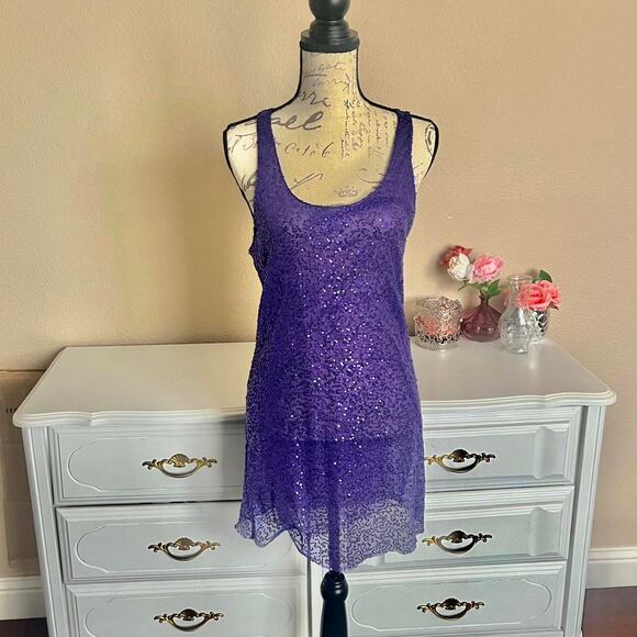 Victoria's Secret Dresses & Skirts - Victoria secret purple sequin dress